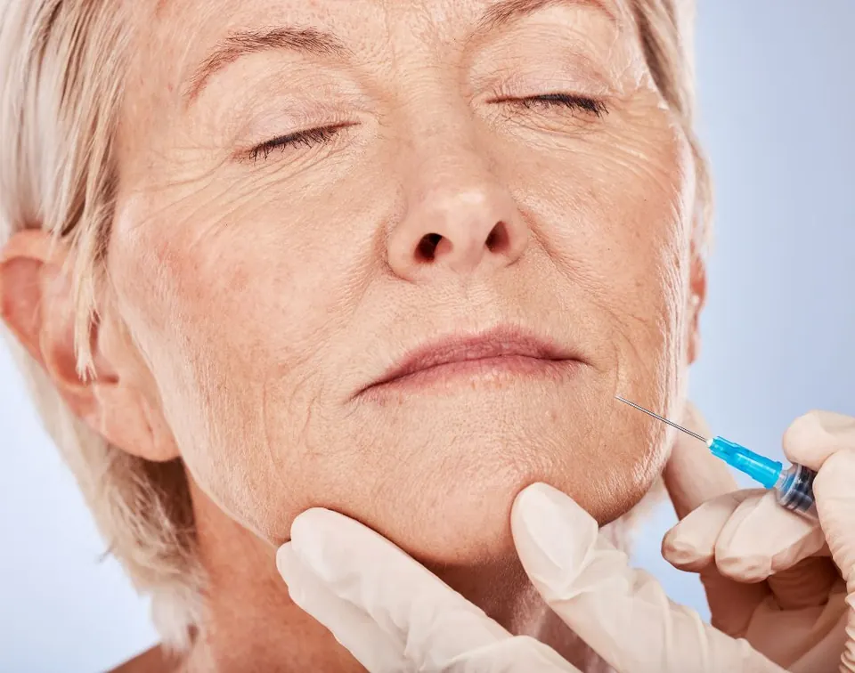 Consultation before a dermal filler treatment in Salem, Oregon