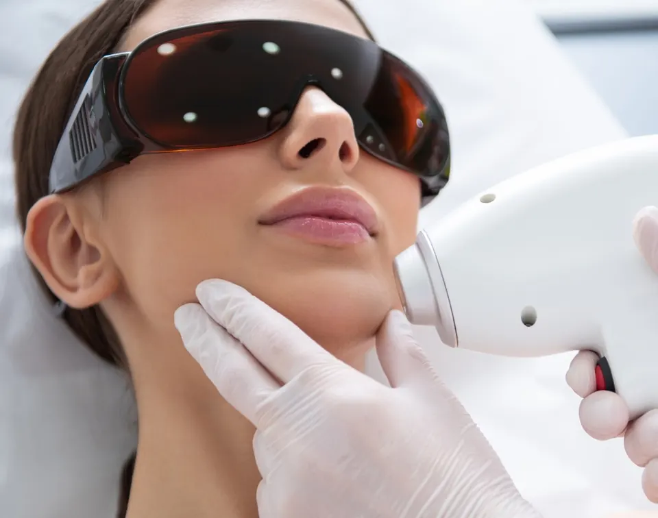 Laser hair removal treatment at Functional Wellness & Aesthetics in Salem, Oregon