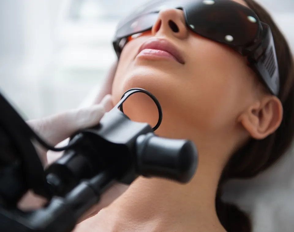 Erbium YAG laser skin resurfacing treatment at Functional Wellness & Aesthetics in Salem, Oregon